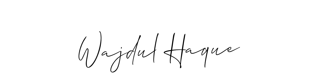See photos of Wajdul Haque official signature by Spectra . Check more albums & portfolios. Read reviews & check more about Allison_Script font. Wajdul Haque signature style 2 images and pictures png