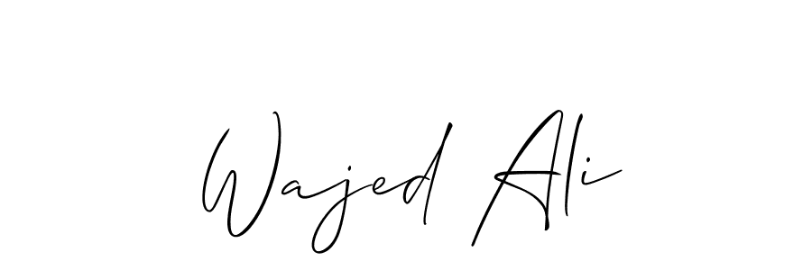 This is the best signature style for the Wajed Ali name. Also you like these signature font (Allison_Script). Mix name signature. Wajed Ali signature style 2 images and pictures png