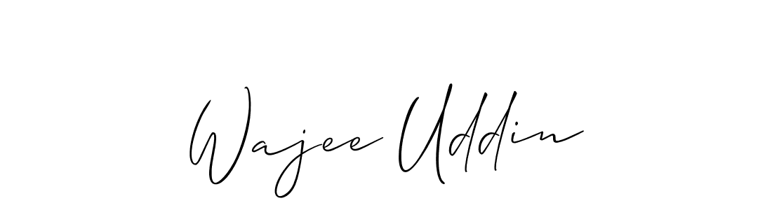 Also You can easily find your signature by using the search form. We will create Wajee Uddin name handwritten signature images for you free of cost using Allison_Script sign style. Wajee Uddin signature style 2 images and pictures png