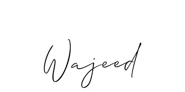 if you are searching for the best signature style for your name Wajeed. so please give up your signature search. here we have designed multiple signature styles  using Allison_Script. Wajeed signature style 2 images and pictures png