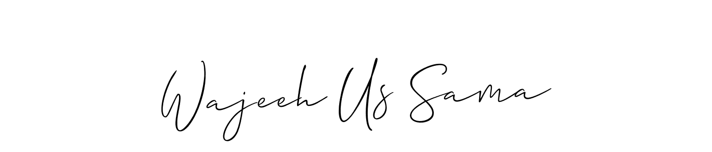 You can use this online signature creator to create a handwritten signature for the name Wajeeh Us Sama. This is the best online autograph maker. Wajeeh Us Sama signature style 2 images and pictures png