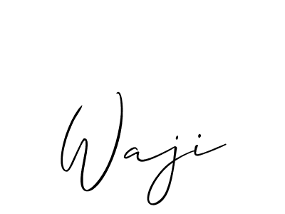 Make a beautiful signature design for name Waji. Use this online signature maker to create a handwritten signature for free. Waji signature style 2 images and pictures png