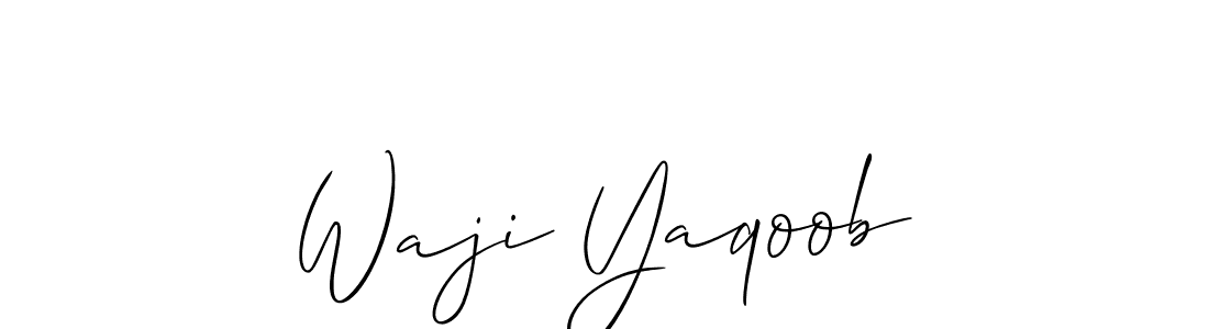 Once you've used our free online signature maker to create your best signature Allison_Script style, it's time to enjoy all of the benefits that Waji Yaqoob name signing documents. Waji Yaqoob signature style 2 images and pictures png