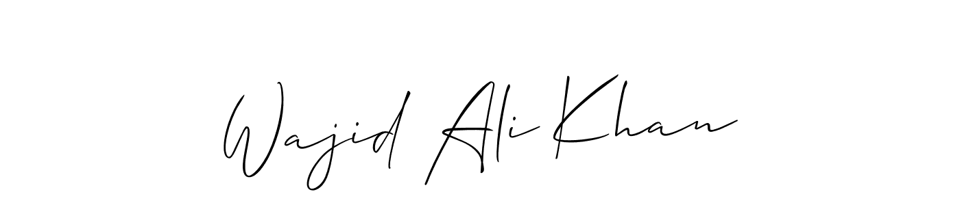 Also You can easily find your signature by using the search form. We will create Wajid Ali Khan name handwritten signature images for you free of cost using Allison_Script sign style. Wajid Ali Khan signature style 2 images and pictures png