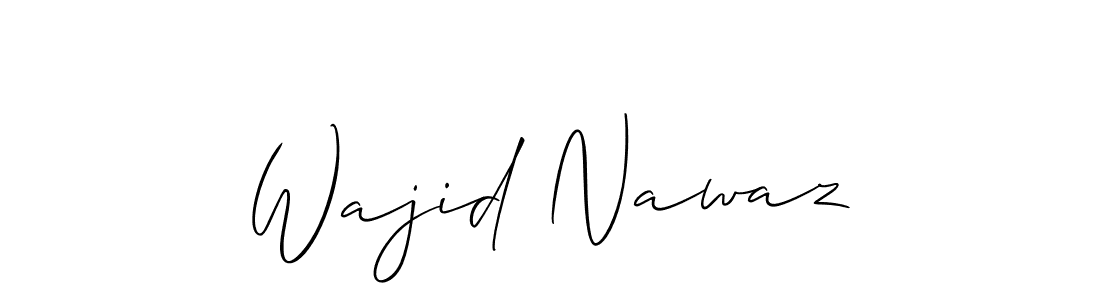 Make a short Wajid Nawaz signature style. Manage your documents anywhere anytime using Allison_Script. Create and add eSignatures, submit forms, share and send files easily. Wajid Nawaz signature style 2 images and pictures png