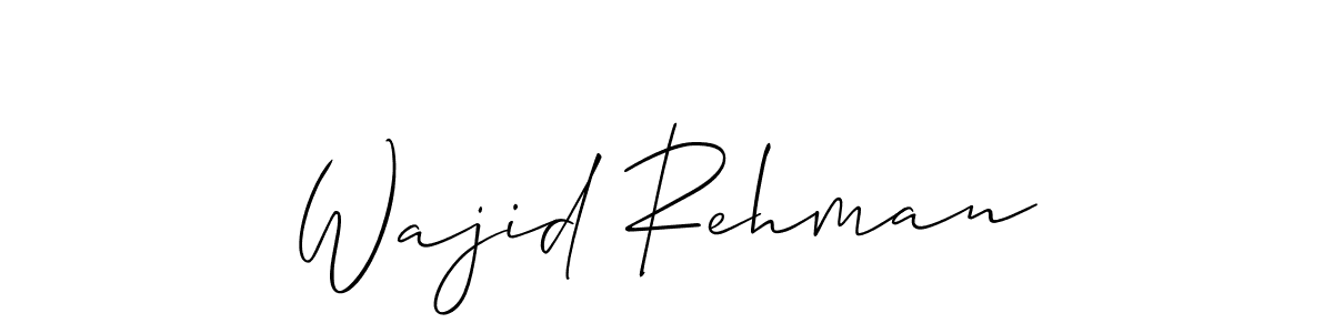 Best and Professional Signature Style for Wajid Rehman. Allison_Script Best Signature Style Collection. Wajid Rehman signature style 2 images and pictures png