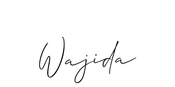 Here are the top 10 professional signature styles for the name Wajida. These are the best autograph styles you can use for your name. Wajida signature style 2 images and pictures png