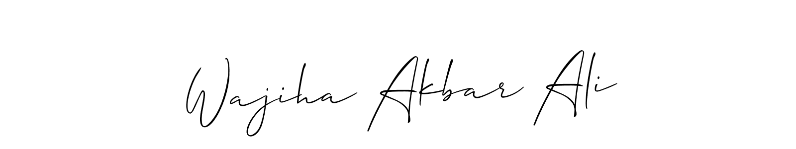 Best and Professional Signature Style for Wajiha Akbar Ali. Allison_Script Best Signature Style Collection. Wajiha Akbar Ali signature style 2 images and pictures png
