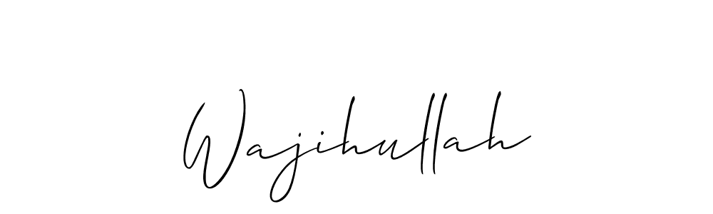 It looks lik you need a new signature style for name Wajihullah. Design unique handwritten (Allison_Script) signature with our free signature maker in just a few clicks. Wajihullah signature style 2 images and pictures png