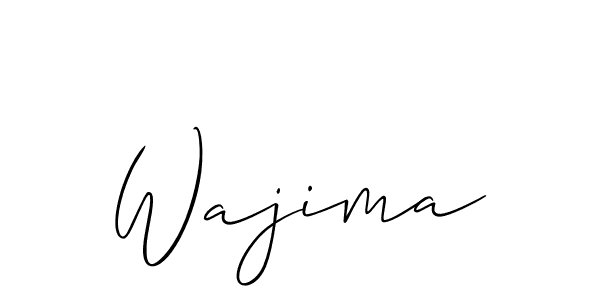 How to Draw Wajima signature style? Allison_Script is a latest design signature styles for name Wajima. Wajima signature style 2 images and pictures png