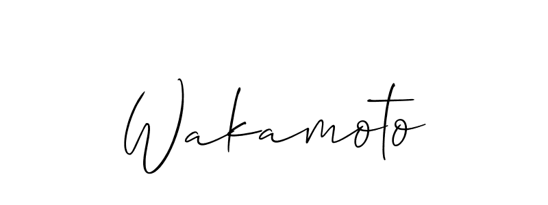 The best way (Allison_Script) to make a short signature is to pick only two or three words in your name. The name Wakamoto include a total of six letters. For converting this name. Wakamoto signature style 2 images and pictures png