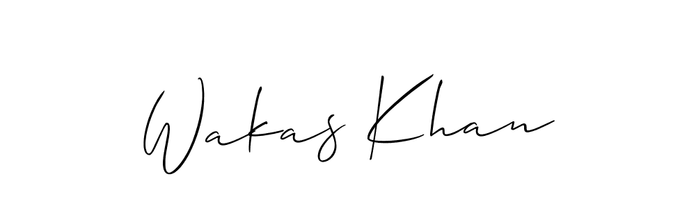 Once you've used our free online signature maker to create your best signature Allison_Script style, it's time to enjoy all of the benefits that Wakas Khan name signing documents. Wakas Khan signature style 2 images and pictures png