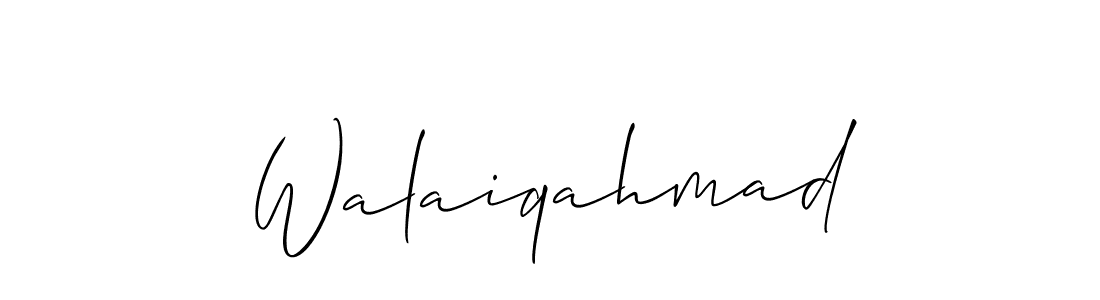 Make a beautiful signature design for name Walaiqahmad. Use this online signature maker to create a handwritten signature for free. Walaiqahmad signature style 2 images and pictures png