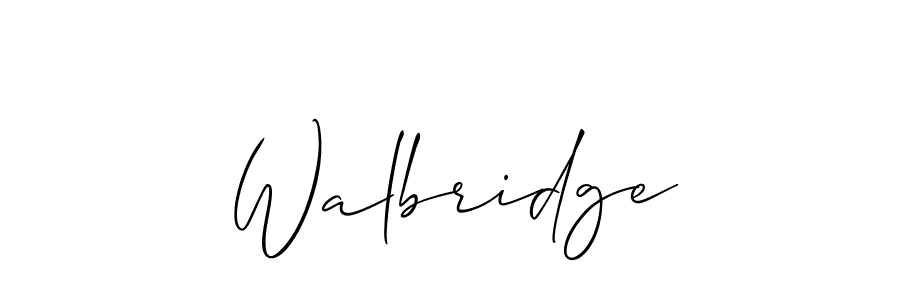 Best and Professional Signature Style for Walbridge. Allison_Script Best Signature Style Collection. Walbridge signature style 2 images and pictures png