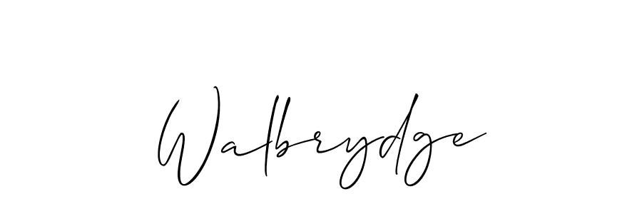 Make a beautiful signature design for name Walbrydge. Use this online signature maker to create a handwritten signature for free. Walbrydge signature style 2 images and pictures png