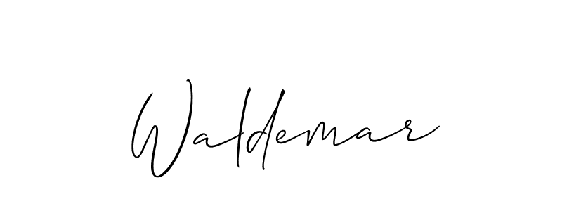 Allison_Script is a professional signature style that is perfect for those who want to add a touch of class to their signature. It is also a great choice for those who want to make their signature more unique. Get Waldemar name to fancy signature for free. Waldemar signature style 2 images and pictures png