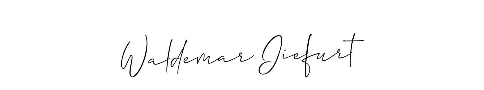This is the best signature style for the Waldemar Iiefurt name. Also you like these signature font (Allison_Script). Mix name signature. Waldemar Iiefurt signature style 2 images and pictures png