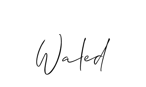 It looks lik you need a new signature style for name Waled. Design unique handwritten (Allison_Script) signature with our free signature maker in just a few clicks. Waled signature style 2 images and pictures png