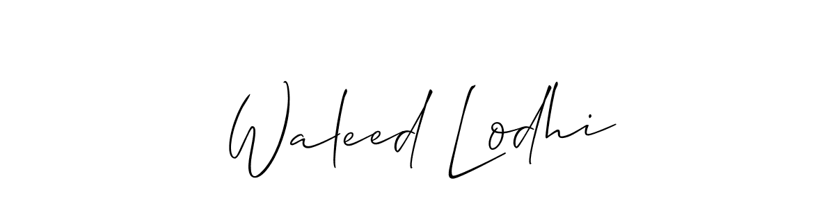 Check out images of Autograph of Waleed Lodhi name. Actor Waleed Lodhi Signature Style. Allison_Script is a professional sign style online. Waleed Lodhi signature style 2 images and pictures png