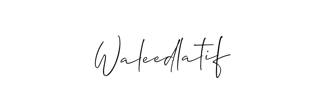 Here are the top 10 professional signature styles for the name Waleedlatif. These are the best autograph styles you can use for your name. Waleedlatif signature style 2 images and pictures png