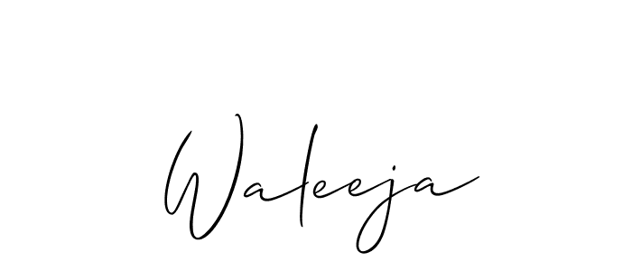 Also You can easily find your signature by using the search form. We will create Waleeja name handwritten signature images for you free of cost using Allison_Script sign style. Waleeja signature style 2 images and pictures png