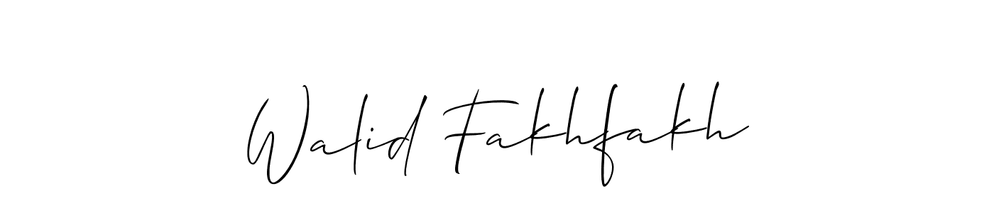 Best and Professional Signature Style for Walid Fakhfakh. Allison_Script Best Signature Style Collection. Walid Fakhfakh signature style 2 images and pictures png