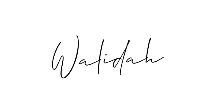 Also You can easily find your signature by using the search form. We will create Walidah name handwritten signature images for you free of cost using Allison_Script sign style. Walidah signature style 2 images and pictures png