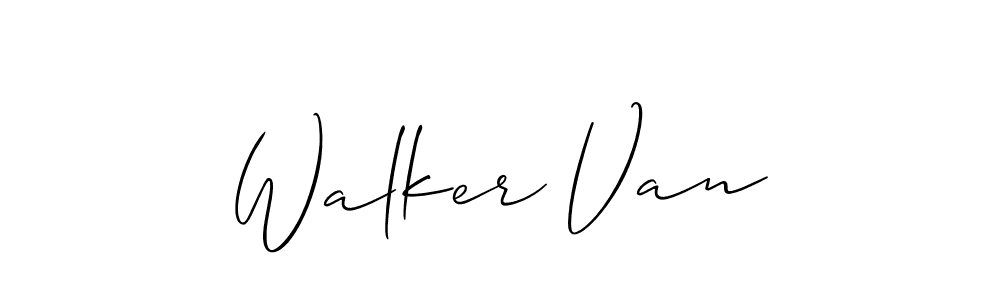 if you are searching for the best signature style for your name Walker Van. so please give up your signature search. here we have designed multiple signature styles  using Allison_Script. Walker Van signature style 2 images and pictures png