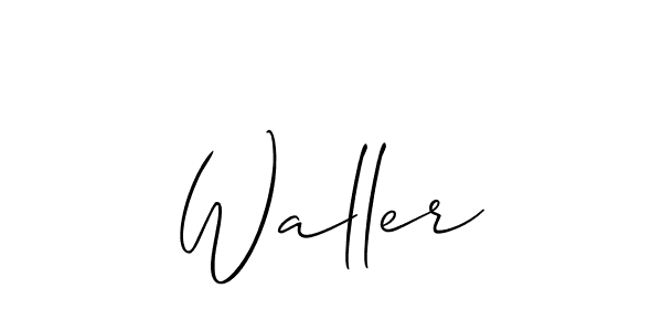 Once you've used our free online signature maker to create your best signature Allison_Script style, it's time to enjoy all of the benefits that Waller name signing documents. Waller signature style 2 images and pictures png