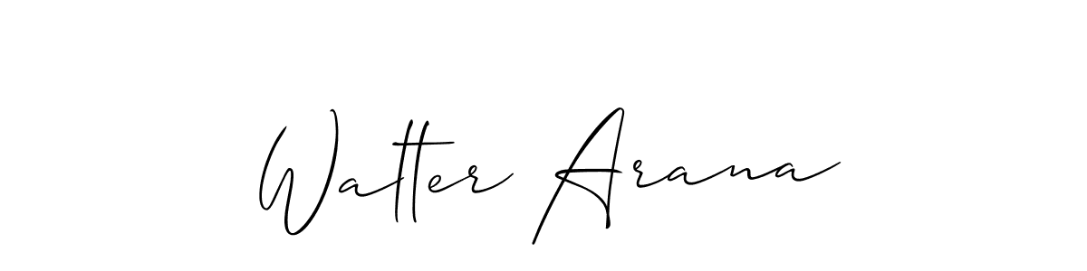 It looks lik you need a new signature style for name Walter Arana. Design unique handwritten (Allison_Script) signature with our free signature maker in just a few clicks. Walter Arana signature style 2 images and pictures png