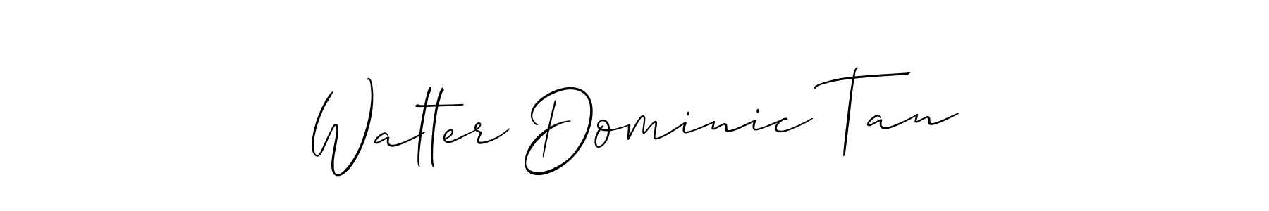 Also You can easily find your signature by using the search form. We will create Walter Dominic Tan name handwritten signature images for you free of cost using Allison_Script sign style. Walter Dominic Tan signature style 2 images and pictures png