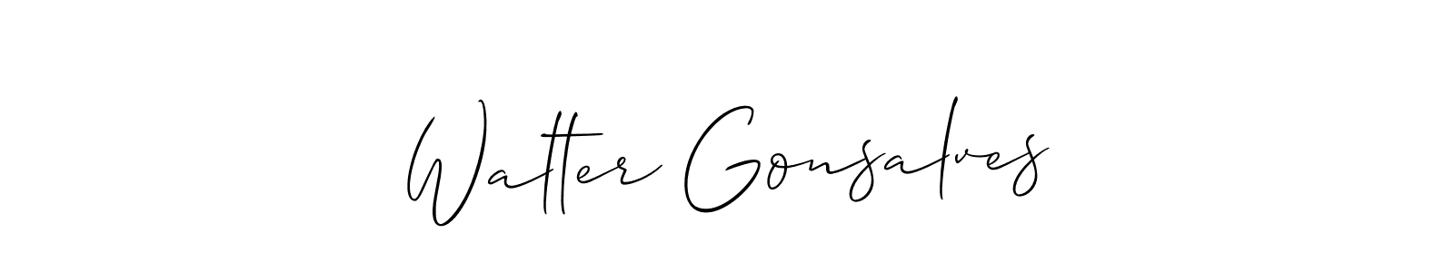 It looks lik you need a new signature style for name Walter Gonsalves. Design unique handwritten (Allison_Script) signature with our free signature maker in just a few clicks. Walter Gonsalves signature style 2 images and pictures png