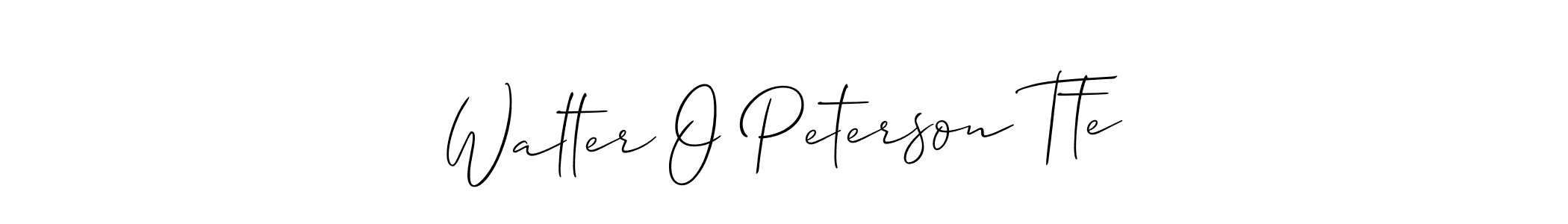 How to Draw Walter O Peterson Tte signature style? Allison_Script is a latest design signature styles for name Walter O Peterson Tte. Walter O Peterson Tte signature style 2 images and pictures png