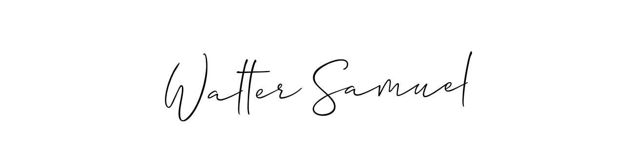 Allison_Script is a professional signature style that is perfect for those who want to add a touch of class to their signature. It is also a great choice for those who want to make their signature more unique. Get Walter Samuel name to fancy signature for free. Walter Samuel signature style 2 images and pictures png
