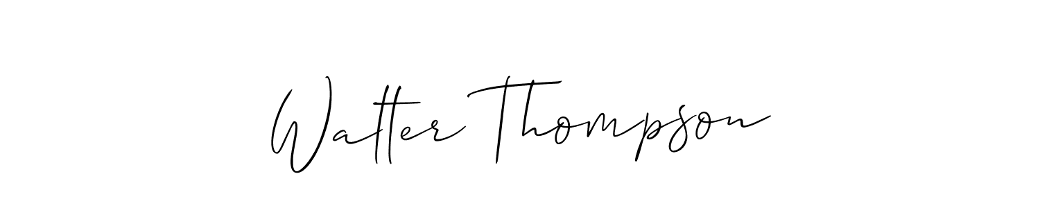 Walter Thompson stylish signature style. Best Handwritten Sign (Allison_Script) for my name. Handwritten Signature Collection Ideas for my name Walter Thompson. Walter Thompson signature style 2 images and pictures png