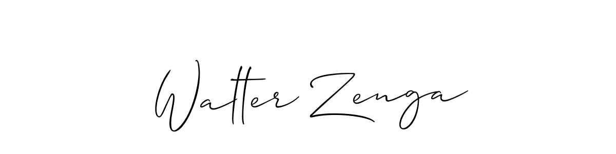 Similarly Allison_Script is the best handwritten signature design. Signature creator online .You can use it as an online autograph creator for name Walter Zenga. Walter Zenga signature style 2 images and pictures png