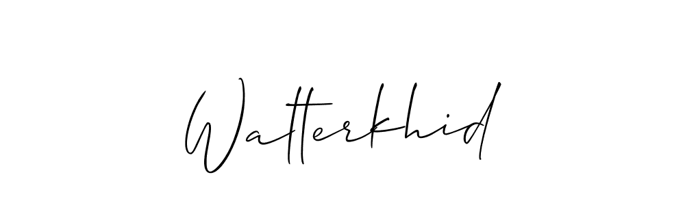 Also we have Walterkhid name is the best signature style. Create professional handwritten signature collection using Allison_Script autograph style. Walterkhid signature style 2 images and pictures png