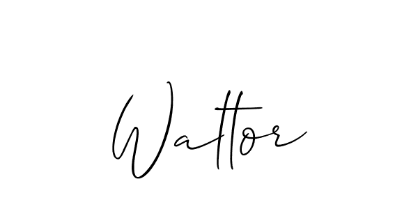 Best and Professional Signature Style for Waltor. Allison_Script Best Signature Style Collection. Waltor signature style 2 images and pictures png