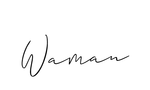 You can use this online signature creator to create a handwritten signature for the name Waman. This is the best online autograph maker. Waman signature style 2 images and pictures png