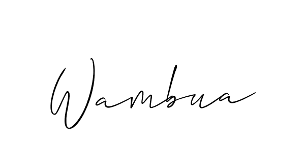 Similarly Allison_Script is the best handwritten signature design. Signature creator online .You can use it as an online autograph creator for name Wambua. Wambua signature style 2 images and pictures png