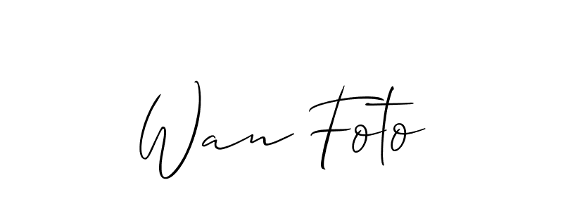 Here are the top 10 professional signature styles for the name Wan Foto. These are the best autograph styles you can use for your name. Wan Foto signature style 2 images and pictures png