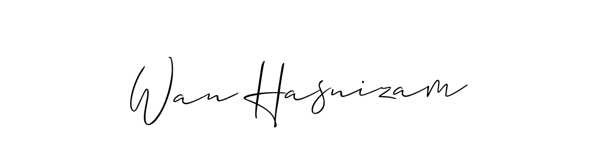 Check out images of Autograph of Wan Hasnizam name. Actor Wan Hasnizam Signature Style. Allison_Script is a professional sign style online. Wan Hasnizam signature style 2 images and pictures png