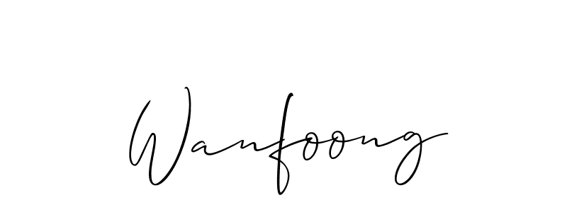 Once you've used our free online signature maker to create your best signature Allison_Script style, it's time to enjoy all of the benefits that Wanfoong name signing documents. Wanfoong signature style 2 images and pictures png