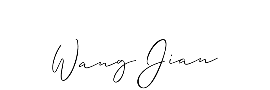 How to Draw Wang Jian signature style? Allison_Script is a latest design signature styles for name Wang Jian. Wang Jian signature style 2 images and pictures png