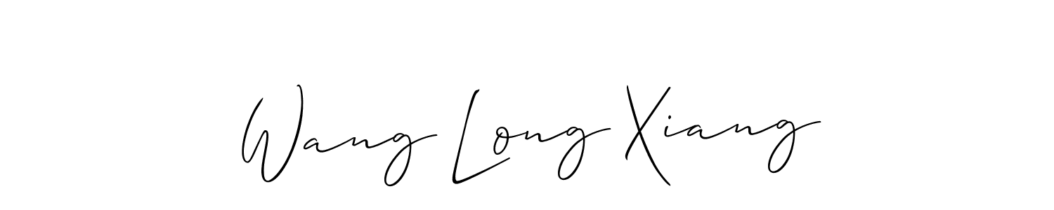 Check out images of Autograph of Wang Long Xiang name. Actor Wang Long Xiang Signature Style. Allison_Script is a professional sign style online. Wang Long Xiang signature style 2 images and pictures png