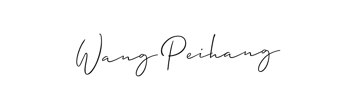 Make a beautiful signature design for name Wang Peihang. Use this online signature maker to create a handwritten signature for free. Wang Peihang signature style 2 images and pictures png