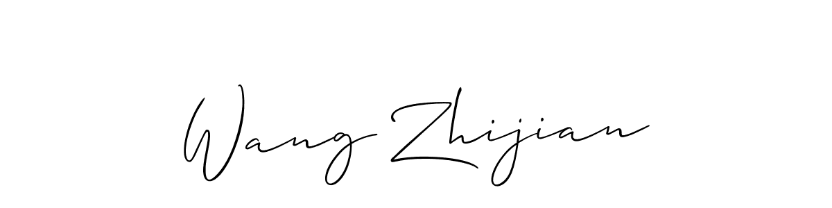Use a signature maker to create a handwritten signature online. With this signature software, you can design (Allison_Script) your own signature for name Wang Zhijian. Wang Zhijian signature style 2 images and pictures png