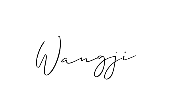 if you are searching for the best signature style for your name Wangji. so please give up your signature search. here we have designed multiple signature styles  using Allison_Script. Wangji signature style 2 images and pictures png