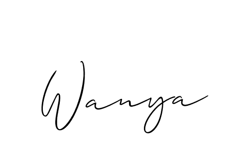 See photos of Wanya official signature by Spectra . Check more albums & portfolios. Read reviews & check more about Allison_Script font. Wanya signature style 2 images and pictures png