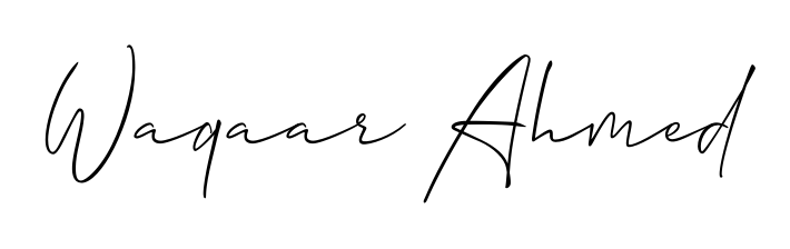 How to make Waqaar Ahmed signature? Allison_Script is a professional autograph style. Create handwritten signature for Waqaar Ahmed name. Waqaar Ahmed signature style 2 images and pictures png